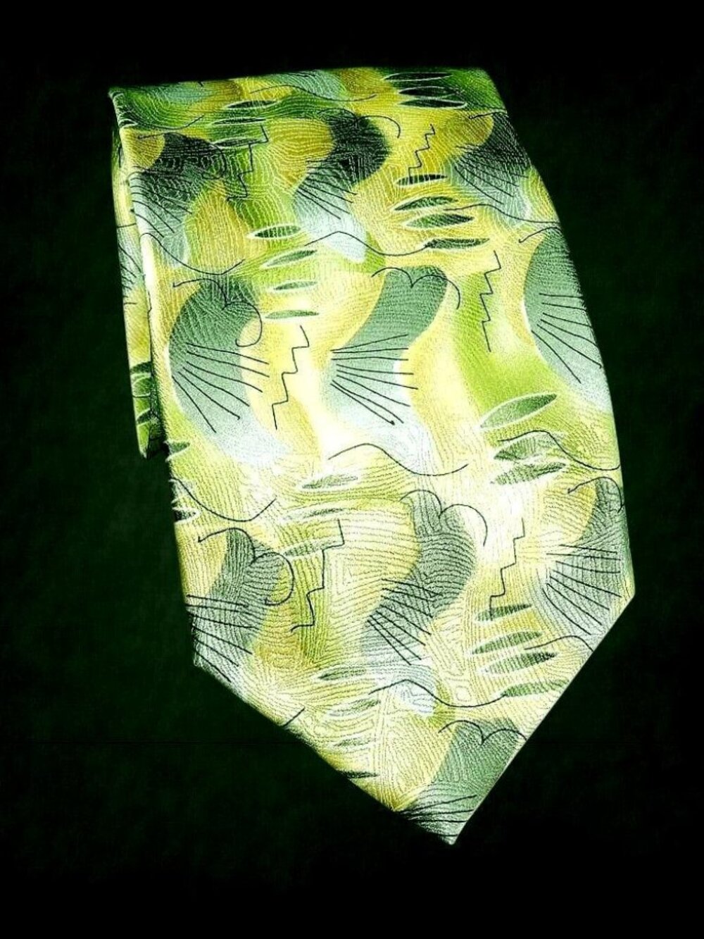 J. Garcia NWT Limited Edition Duckworm Alarm Collection 40 Men's Tie NEVER WORN
